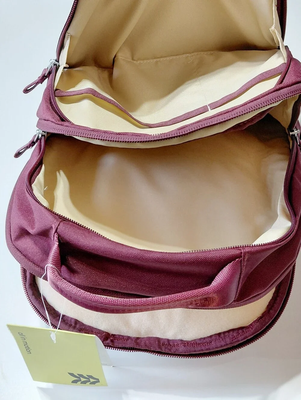 ALL IN MOTION 21 L Women's  Burgundy Everyday Sporty Backpack - OS
